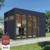 Dřevěný zahradní domek Bertilo Cubo 3 Office antracit 336 x Náhled obrázku produktu 1