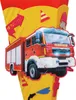 Schultüten-Bastelset Feuerwehr 68 cm 6-eckig Rot(h)-Spitze Produktbild-Vorschau 4