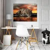 Leinwandbild Tiger Leopard Afrika 120x80 cm XXL Jaguar Produktbild-Vorschau 2