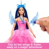 Barbie Saphire Puppe mit Einhorn (mit blauen Haaren und Produktbild-Vorschau 4