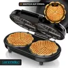 Arendo Waffeleisen Doppel, Herzform, Waffelautomat für 2 Produktbild-Vorschau 4