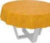 Tischdecke Klassisch-elegant Marmor Orange Rund 120cm Produktbild-Vorschau 1