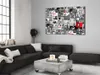 Vlies Leinwandbild - Street Art: Banksy 60x40 cm Streetart Produktbild-Vorschau 5