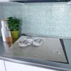 Spritzschutz Herdabdeckplatte Schneidebrett aus Glas Drei Produktbild-Vorschau 2