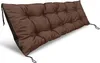 A brown tufted cushion for outdoor furniture. Anteprima dell’immagine prodotto