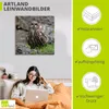 ARTland Leinwandbild Uhu Größe: 70x70 cm Produktbild-Vorschau 2