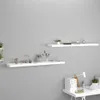 vidaXL Schweberegale 2 Stk. Weiß 120x23,5x3,8 cm MDF Produktbild-Vorschau 18