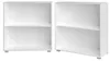 CASARIA® Bücherregal 77x60x28cm Weiß Holz 2 Fächer Boden Produktbild-Vorschau 5