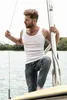 6er Pack Herren Unterhemd DOPPELRIPP Classic Tank Top Weiss Produktbild-Vorschau 7