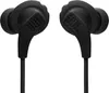 A pair of black JBL wireless in-ear headphones against a white background. Produktbild-Vorschau