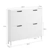 SoBuy Schuhschrank schmal mit 4 Klappen platzsparender Produktbild-Vorschau 3