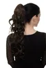 WIG ME UP Zopf, lockig, Gummizug, Mittelbraun WK03-6 Produktbild-Vorschau 4
