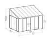 Palram - Canopia Aluminiowy zimny ogród zimowy Sanremo Podgląd zdjęcia produktu 12