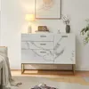 Credenza 'Lavangen' con un'anta e 3 cassetti 75 x 100 x 35 Anteprima dell’immagine prodotto 2