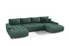 Wohnlandschaft Sofa mit Schlaffunktion VOGAR Stoff Aston Produktbild-Vorschau 1