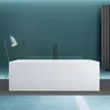 Mai & Mai Freistehende Badewanne 180x80x58cm Weiß Produktbild-Vorschau 2