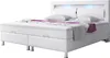 Boxspringbett Milano 180x200 Bettkasten Kunstleder Weiss Produktbild-Vorschau 1