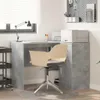 A home office setup with a desk, chair, and printer. Produktbild-Vorschau