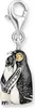 Pendentif charm pingouins argenté Voir les images du produit 2