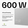 Infrazářič Blumfeldt 600 W – nástěnný, Smart Mirror s LED Náhled obrázku produktu 2