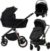 Lorelli Bianca Black 3-in-1 Kinderwagen inkl. i-Size Produktbild-Vorschau 1