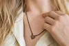 BeWooden-Frauen Halskette mit Holzdetail Apis Nox Halskette Produktbild-Vorschau 5