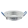 A white recessed light fixture with blue spring clips, shown against a white background. Náhled obrázku produktu