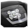 Černá maska s LED světlometem pro motocykly, s potkávacími Náhled obrázku produktu 6