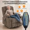 HOMCOM Fernsehsessel mit Aufstehhilfe, Relaxsessel mit Produktbild-Vorschau 4