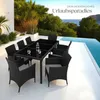 Rattan Sitzgruppe Almansa für 8 Personen Produktbild-Vorschau 7