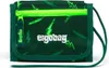 A close-up shot of a green ergobag wallet with a lightning bolt pattern and a neon green zipper. Anteprima dell’immagine prodotto