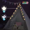 Spielwerk Tipi Enfant Rose avec Coussins & Guirlande Voir les images du produit 4
