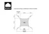 Kopu® Sonnensegel Quadratisch 5x5 m - 280 Gramm Produktbild-Vorschau 6