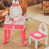 360Home Makeup Spielzeug Holzspieltisch Frisiertisch Produktbild-Vorschau 6