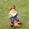 Résine Nain Statue Jardin Ornement Beau Nain Figurine Voir les images du produit 5
