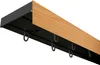 SN Deco - Vorhangschiene SH Set, 1-läufig, schwarz 120 cm, Produktbild-Vorschau 1