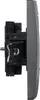 TAE-NFN-Anschlussdose McPower ''Flair'' UP, anthrazit, 3x Produktbild-Vorschau 4