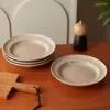 4-teiliges Keramik Teller Set Ø20,4 cm – elegante tiefe Produktbild-Vorschau 3