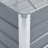 vidaXL Garten-Hochbeet Verzinkter Stahl 129x129x77 cm Grau Produktbild-Vorschau 3