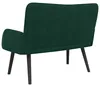 vidaXL Canapé 2 places, vert foncé, 115 x 61 x 87 cm, Voir les images du produit 6