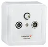 PremiumX PX3 Antennendose 3-Fach Enddose Antennen-Dose Produktbild-Vorschau 1