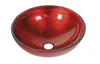 Skleněné umyvadlo MURANO ROSSO IMPERO, průměr 40 cm, Náhled obrázku produktu 1