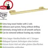 WENKO Turbo-Loc® Badetuchstange Duo Mod. Orea Gold, 60 cm, Produktbild-Vorschau 4
