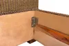 Loombett 180x200 cm Tunis, Farbe Dunkelbraun, geflochtenes Produktbild-Vorschau 9