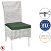 Beautissu Set di 6 cuscini per sedie Loft SK verde scuro, Anteprima dell’immagine prodotto 2