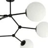 Lustr Emibig 6xE14 40W SPACE 6 BLACK/OPAL 1133/6 Náhled obrázku produktu 6