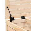 The Living Store Gartenhocker mit Kissen Massivholz Kiefer Produktbild-Vorschau 8