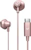 A pair of rose gold USB-C in-ear headphones with a USB-C connector. Anteprima dell’immagine prodotto