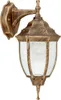 A classic outdoor wall lantern with a gold finish. Produktbild-Vorschau