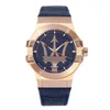 Maserati Herren Uhr POTENZA Analog Leder Armband blau Produktbild-Vorschau 25